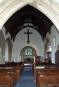 The interior looking east March 2012